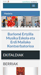 Mobile Screenshot of durangomusika.net